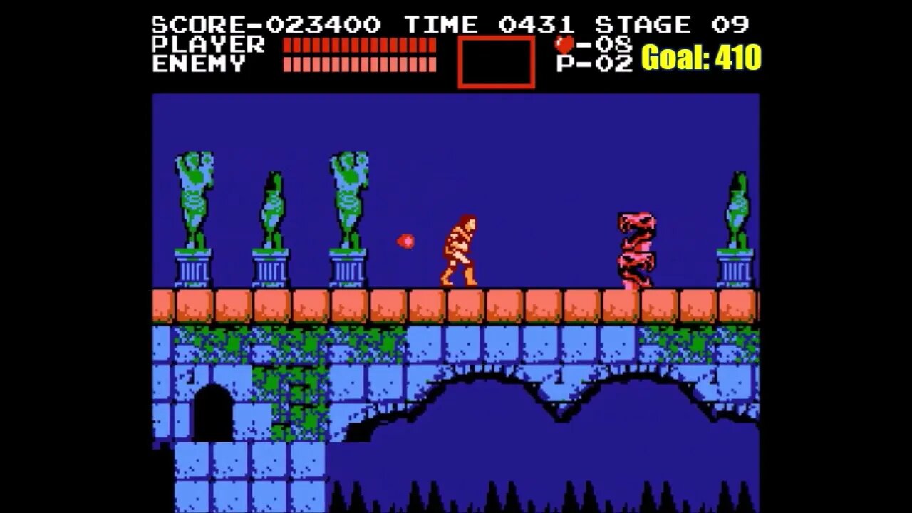 Castlevania NES Stage 3 Perfect Speed Run