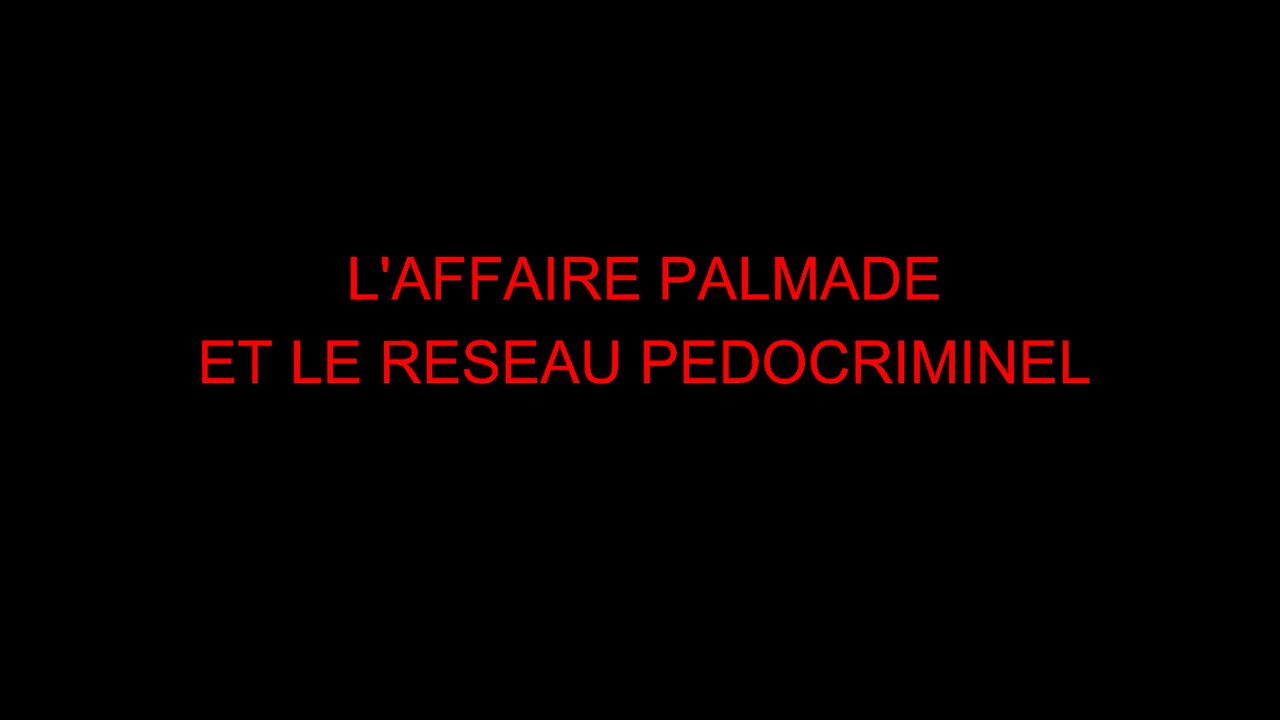 L'AFFAIRE PALMADE ET LE RESEAU PEDOCRIMINEL