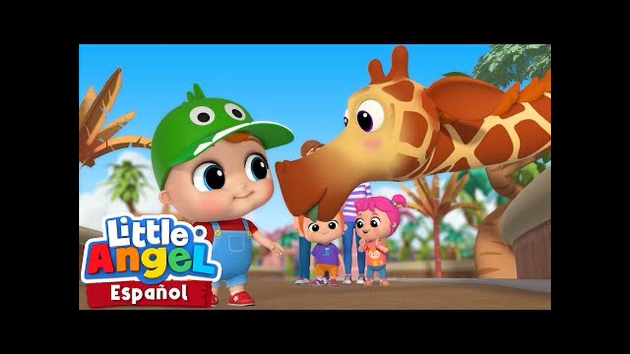 Los Animales del Zoológico! | Caricaturas | Canciones Infantiles🎵| Little Angel Español