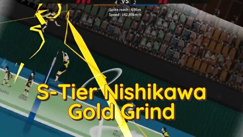 The Spike Volleyball - S-Tier Nishikawa Achievement Hunting / Gold Grinding