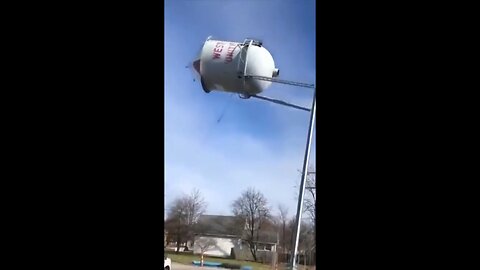 Water tower's last lament (sound on)