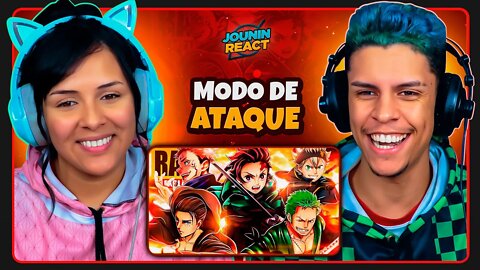 MODO DE ATAQUE 👊🏻🔥 (Anime Mix) | 25 ANIMES 1 RAP | LexClash | [React Rap Nerd] 🔥