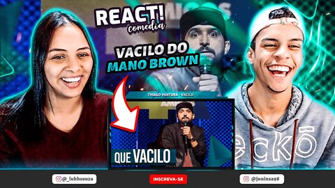 THIAGO VENTURA - VACILO | [React em Casal Comédia] 😂