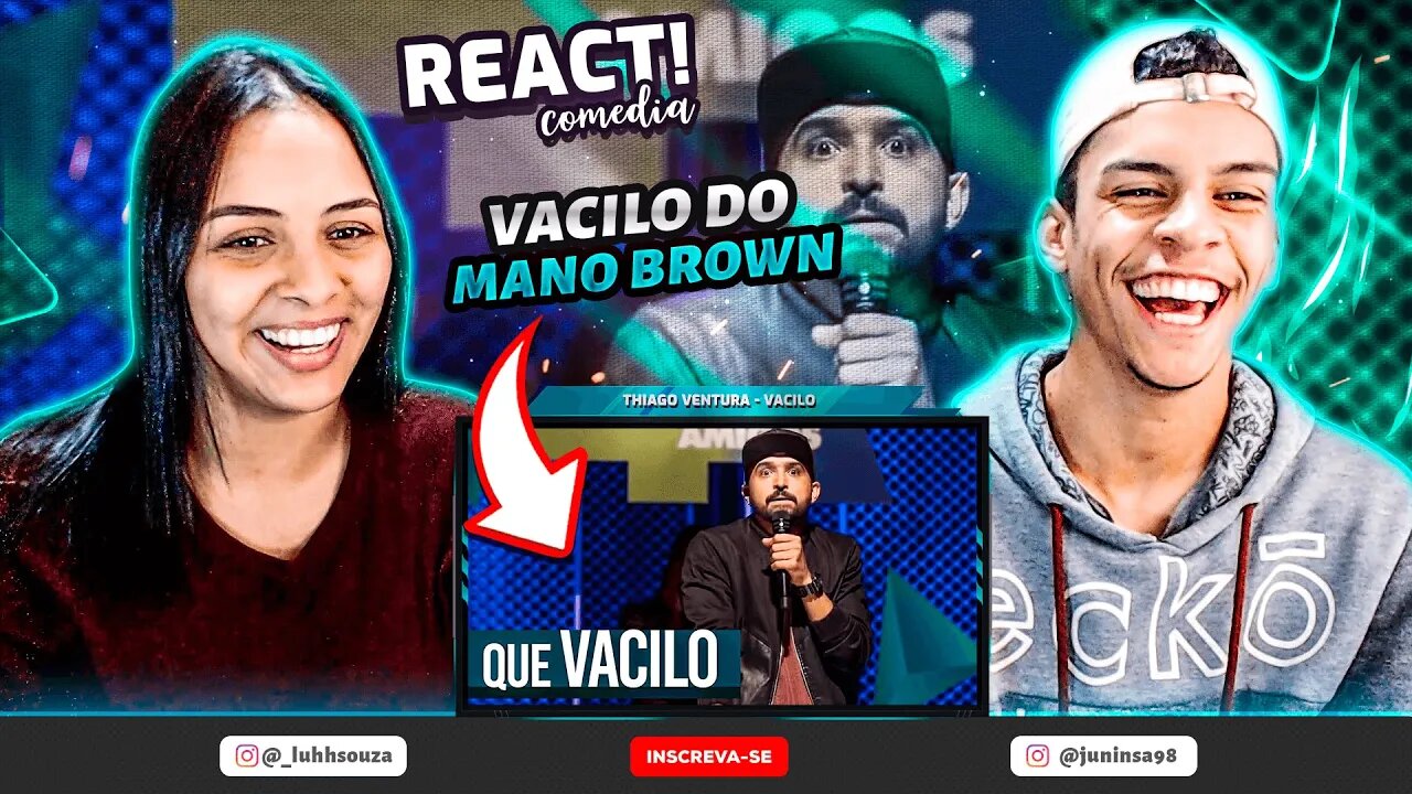THIAGO VENTURA - VACILO | [React em Casal Comédia] 😂