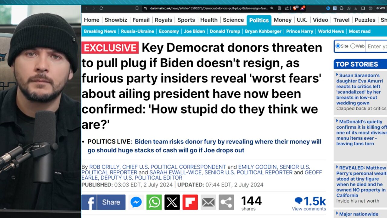 BIDEN IS DONE, Democrats Threaten To PULL Donations In REVOLT, Obama & Maher Want OPEN CONVENTION