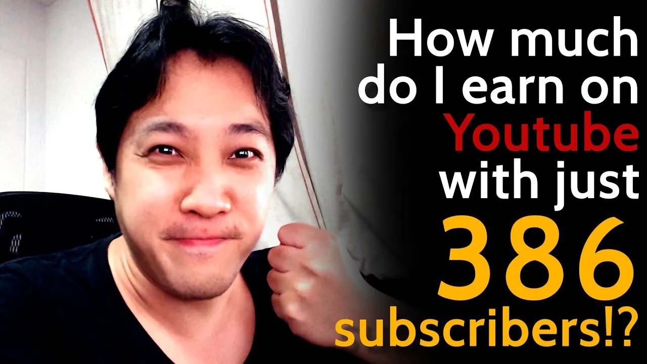 How much do I earn on Youtube with just 386 subscribers?