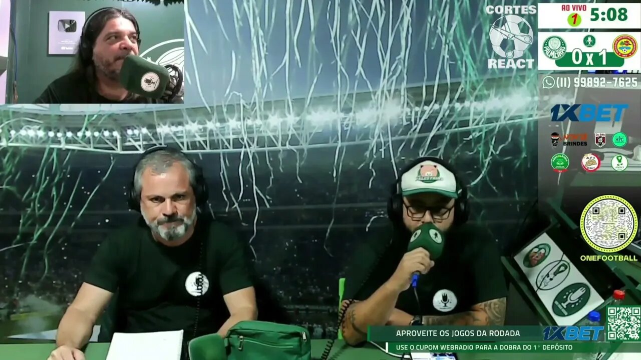 REAÇÕES WEB RÁDIO VERDÃO - PALMEIRAS 2 X 1 JUAZEIRENSE - COPA DO BRASIL.