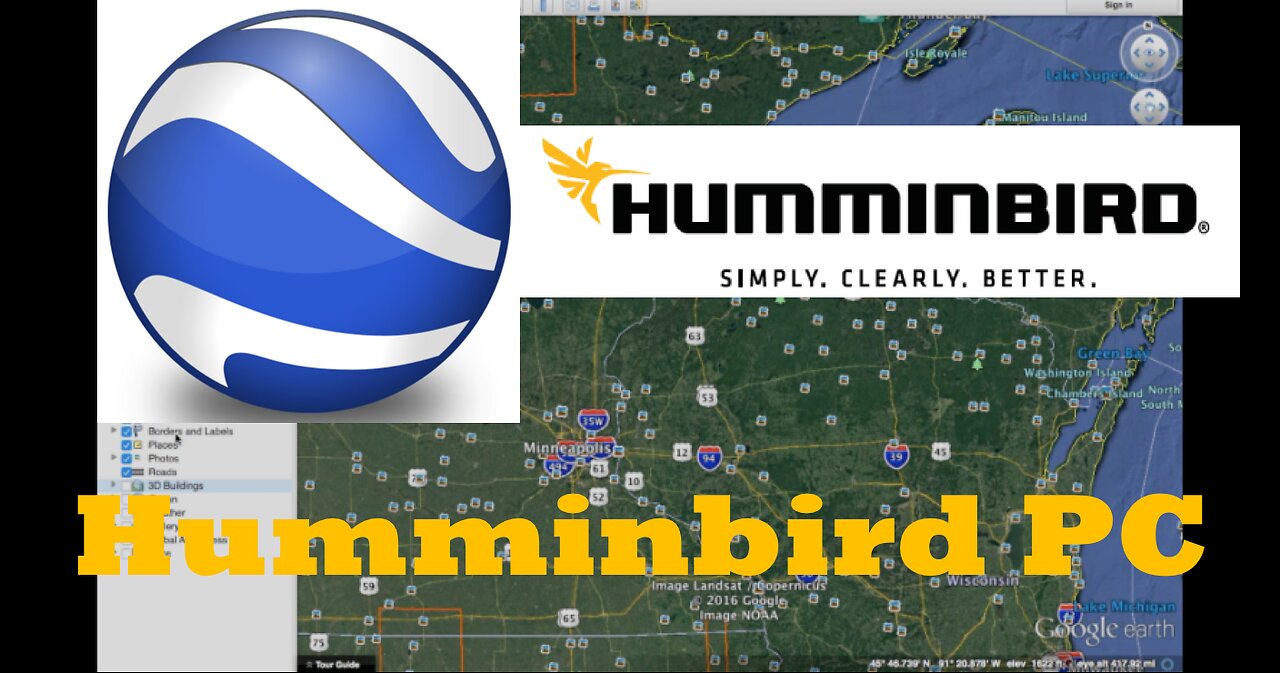 Amazing Secrets with Humminbird PC and Google Earth - CATCH MORE FISH!!!