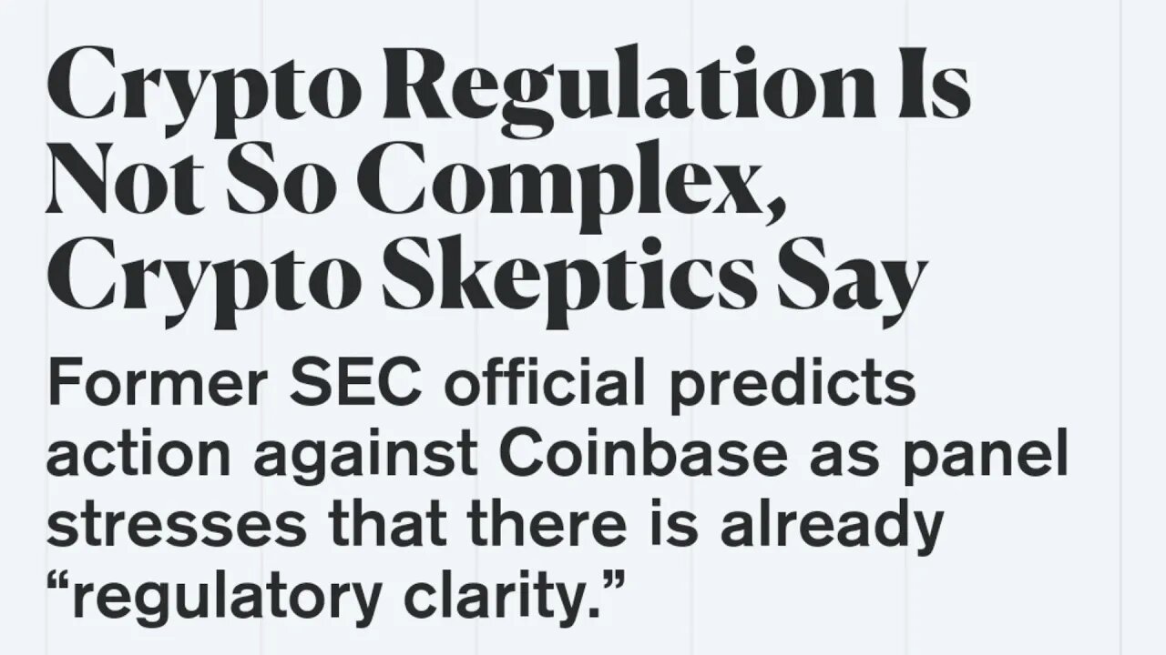 Crypto Regulation Is Not So Complex #cryptomash #crypto #regulation #viral #trending