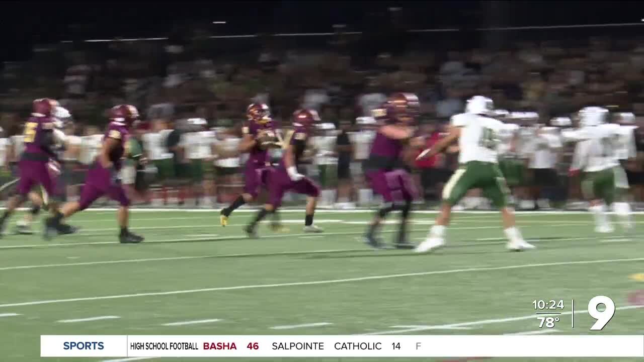 Basha defeats Salpointe on Football Friday Night