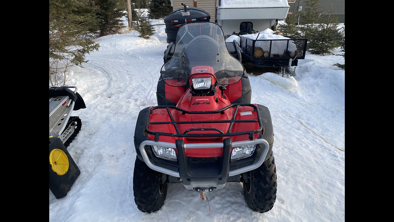 Honda Rubicon, TRX 500, 2006 ATV. Cold weather starting tips.