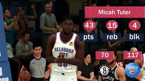 Micah Tuter #okc #thunder #brooklyn #nets
