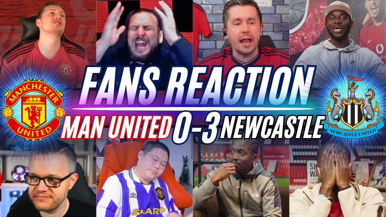 MAN UNITED FANS REACTION TO MAN UNITED 0-3 NEWCASTLE | CARABAO CUP