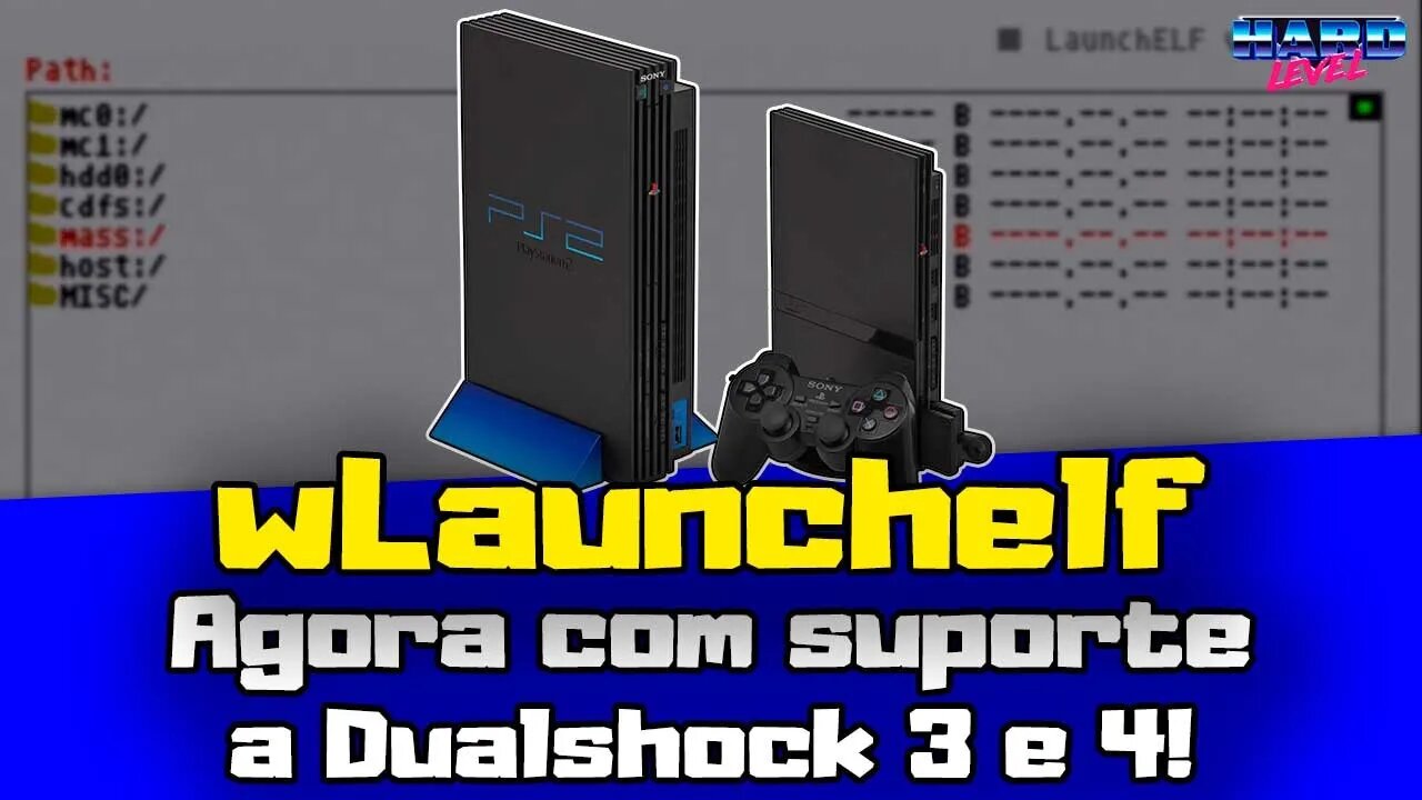 wLaunchelf 4.43x_isr - Versão alternativa com suporte a Dualshock 3 e 4! (controles de PS3 e PS4)