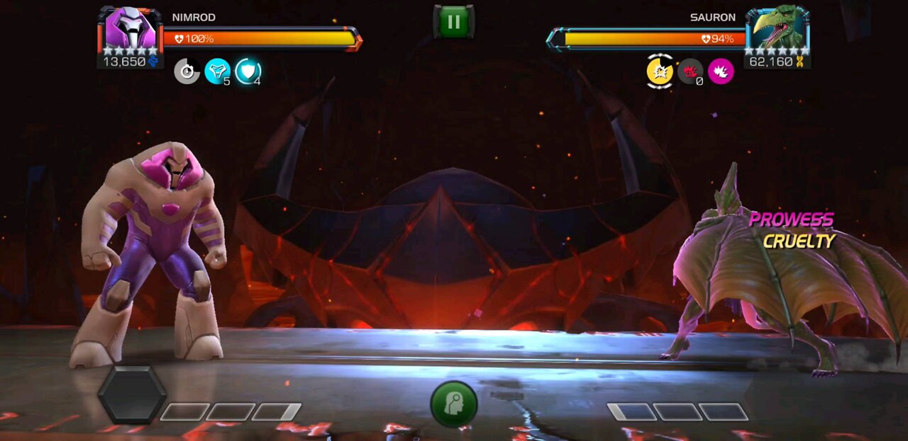 Mcoc, Nimrod vs Sauron! Boss Fight!