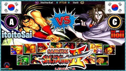 Samurai Shodown II (itoitoSai Vs. iioii) [South Korea Vs. South Korea]