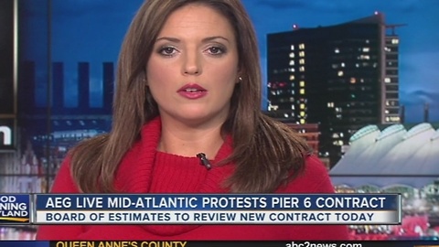 AEG Live protests Pier Six contract