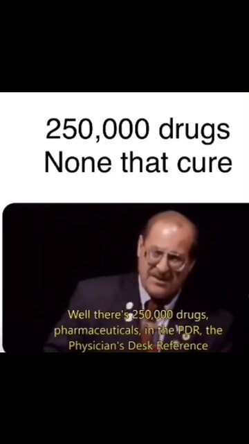 Drugs are not designed to cure