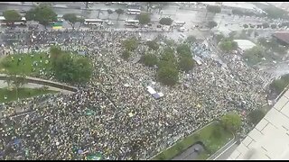 Massive crowd gather in Brazil in support of President Jair Bolsonaro against election fraud