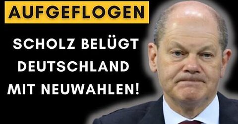 Scholz stimmte Brief mit Wahlleiterin ab, um frühe Neuwahlen zu verhindern!
