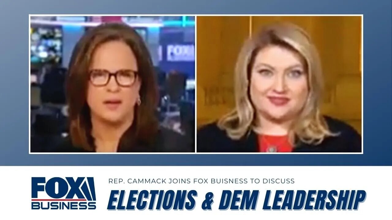 Rep. Cammack Joins FBN To Discuss Nationwide Elections And Referendum On Biden & Dem Leadership