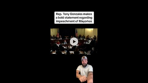 Republican Rep Tony Gonzales makes bold statement regarding Mayorkas impeachment