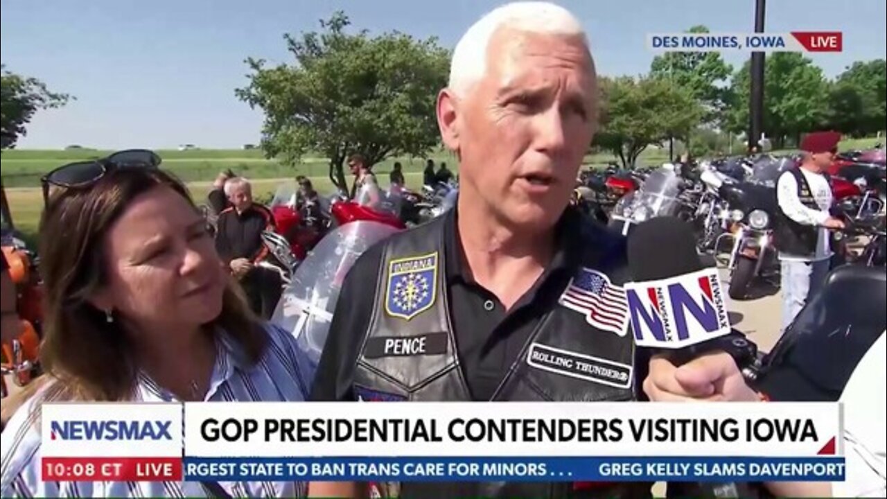 MIKE PENCE AMONG GOP PRESIDENTIAL CONTENDERS VISITING IOWA