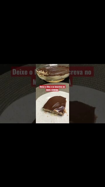 É PAVÊ ou “PACUMÊ”. Em breve receita completa no MAIS COMIDA. Sobremesa