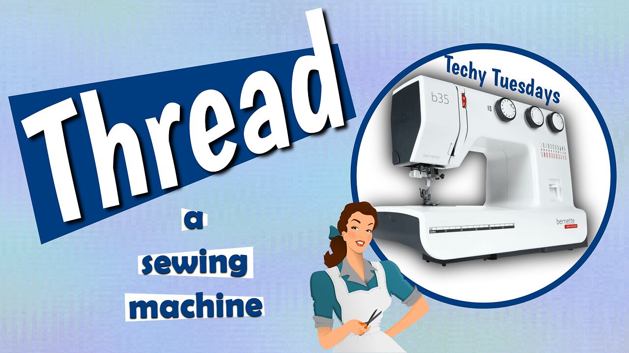 Threading a sewing machine | Bernette b35