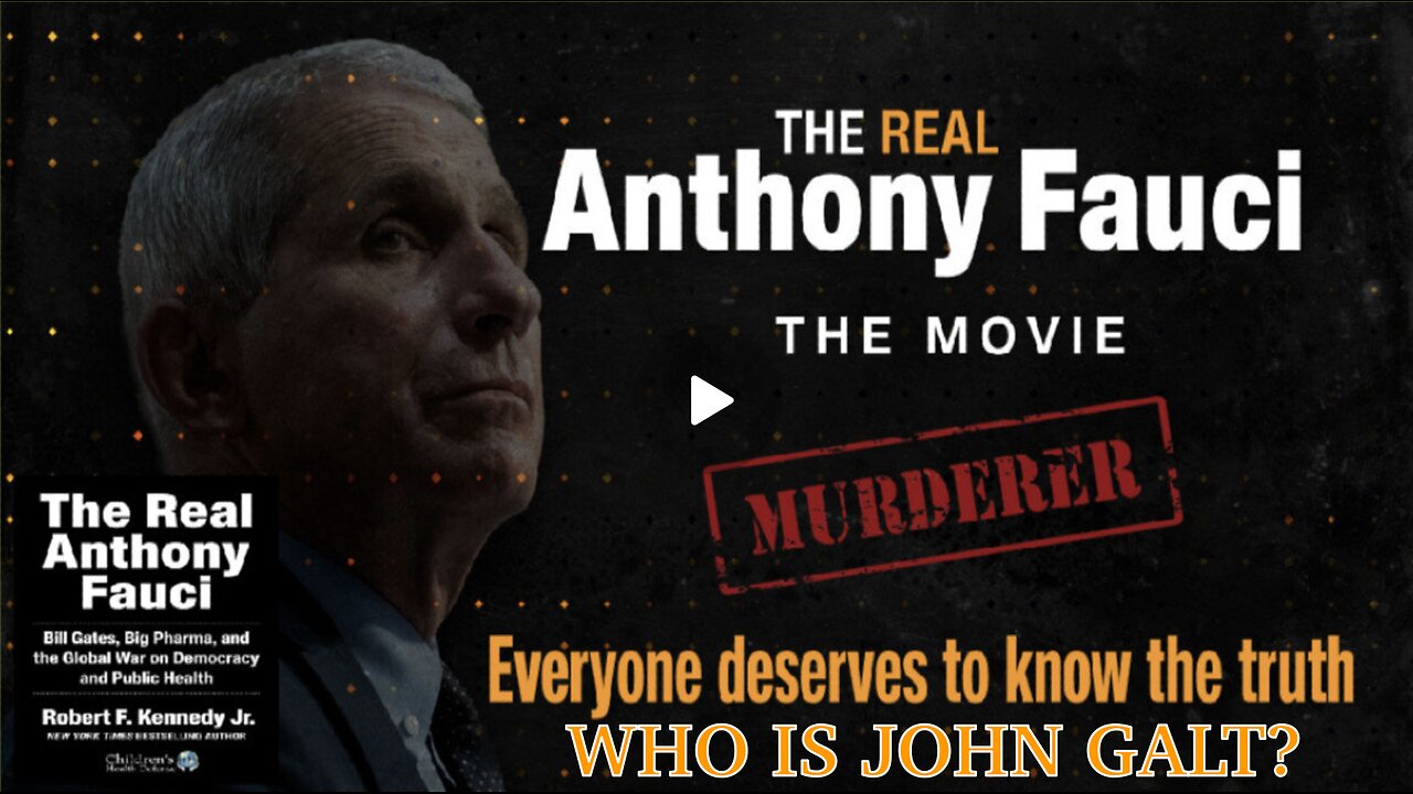 "The Real Anthony Fauci" - Exposing Collusion of Big Tech, Big Pharma & Big Government. TY JGANON