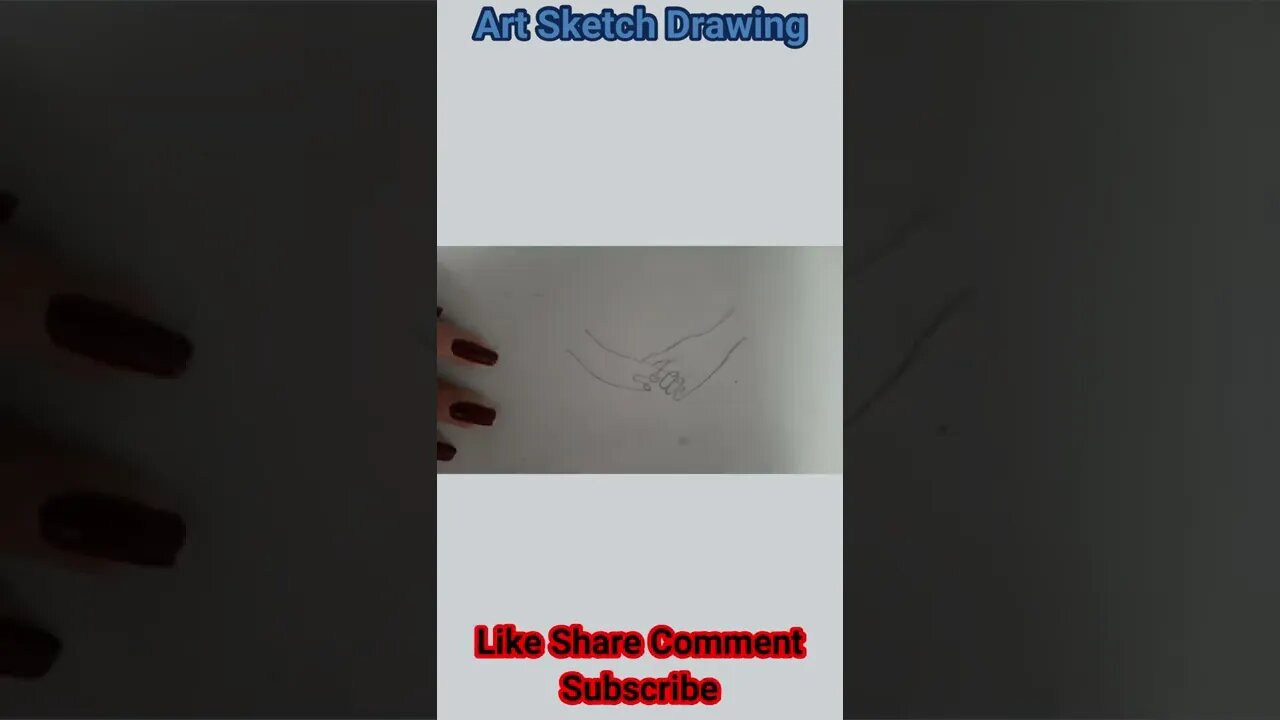 Hands Pencil Drawing Easy Tutorial Step by Step Shorts 2 #handdrawing #drawingshorts