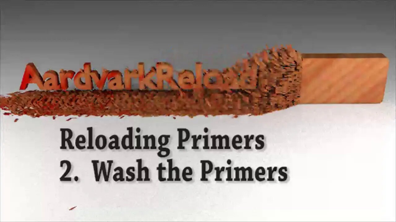 Homemade Primer Series - Part 2 - Washing the Primers