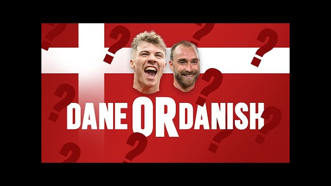 Rasmus Hojlund & Christian Eriksen Play 'Dane or Danish_' 🇩🇰