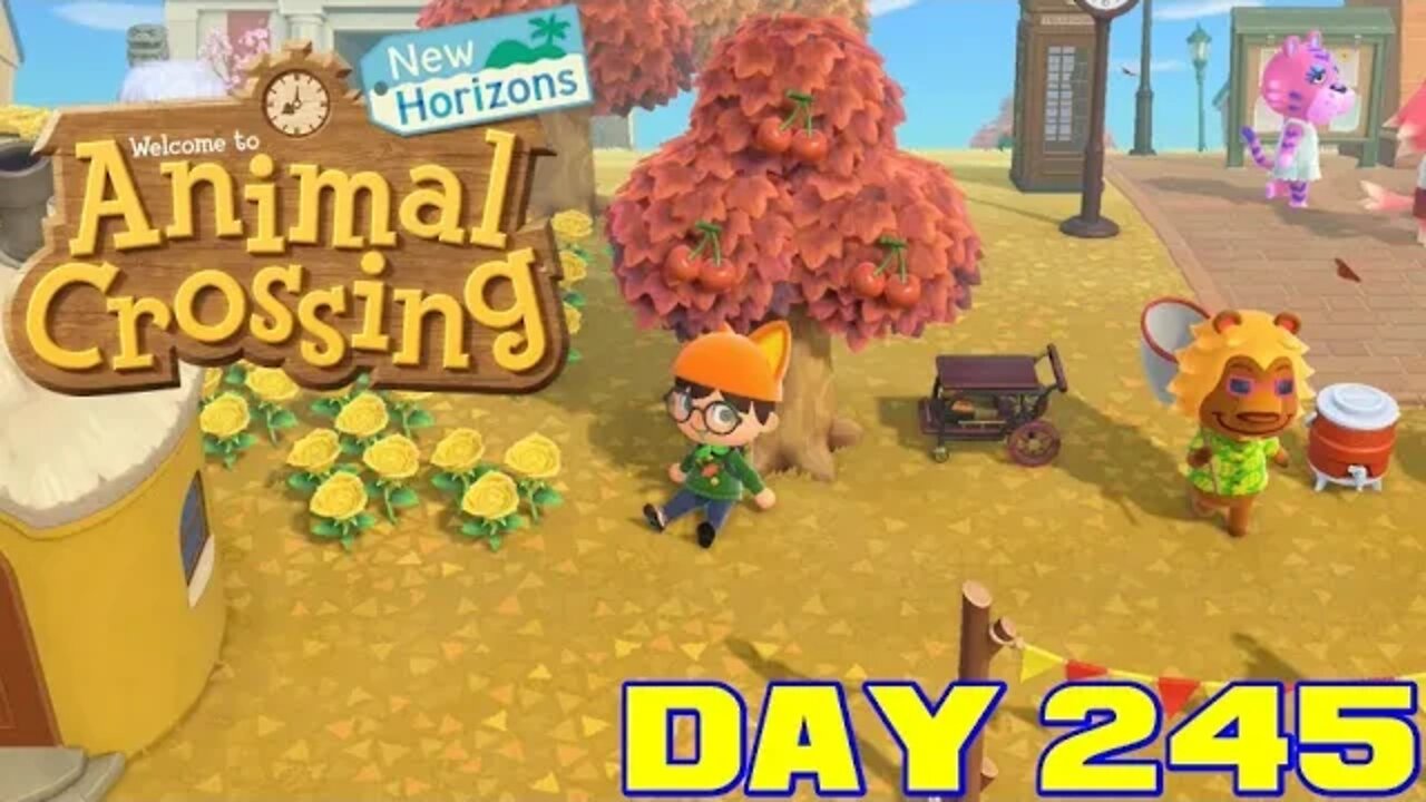 Animal Crossing: New Horizons Day 245 - Nintendo Switch Gameplay 😎Benjamillion