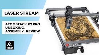 Atomstack X7 Pro Unboxing, Assembly, Review | Livestream | 2 PM 09/09/22