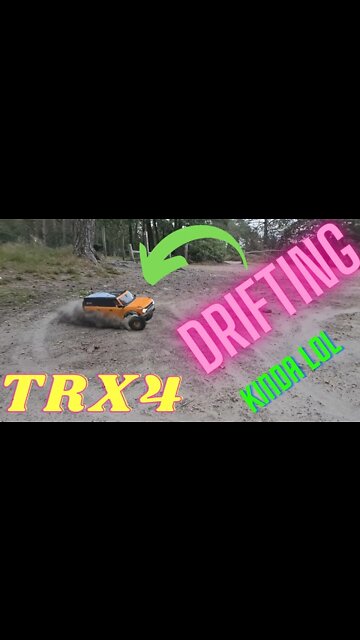 TRX4 Drifting fun slomo #traxxas #trx4 #drifting