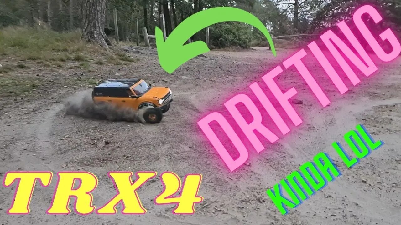 TRX4 Drifting fun slomo #traxxas #trx4 #drifting