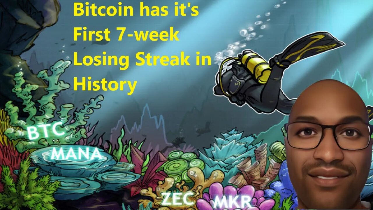 Bitcoin has it's First 7-week Losing Streak in History