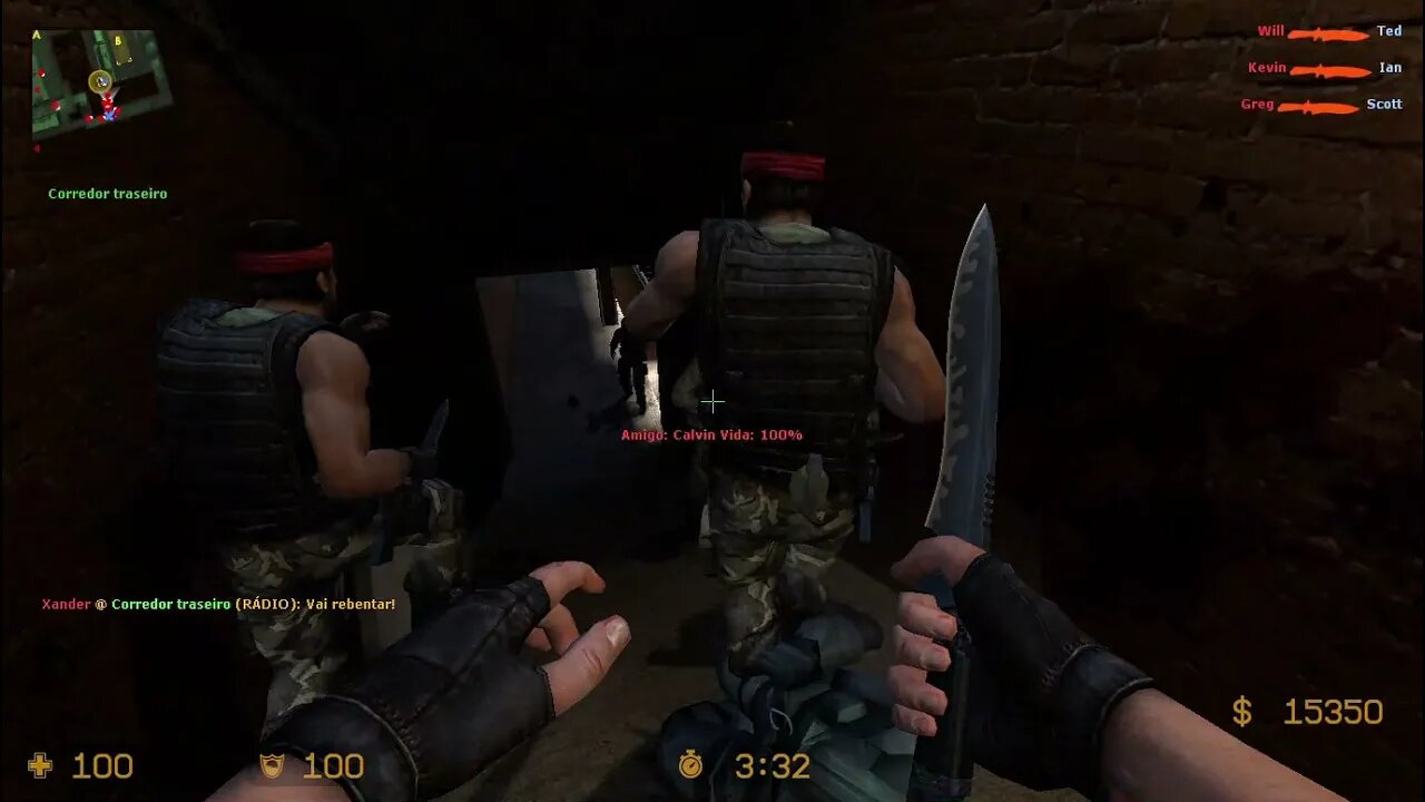 Counter Strike Source Train Bots #1 Just Only Knives