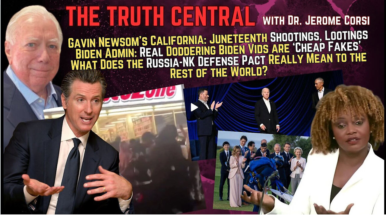 Newsom's Crime-Friendly California; The Biden Admin's 'Cheap Fake' Lies