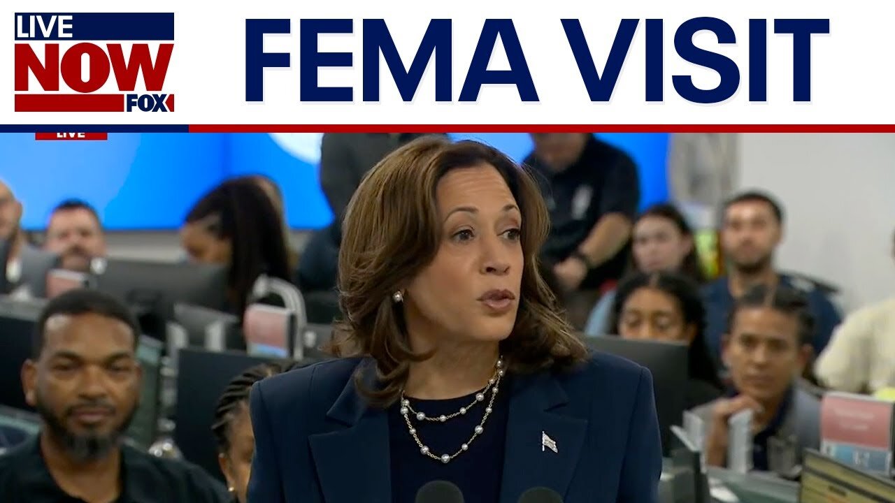 HELENE: Harris briefed at FEMA headquarters