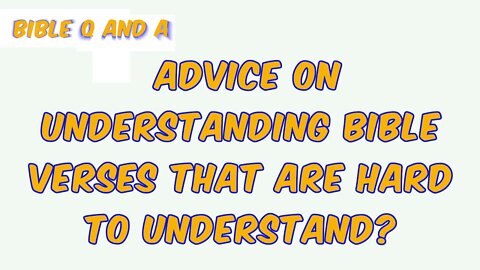 How to Understand the Bible