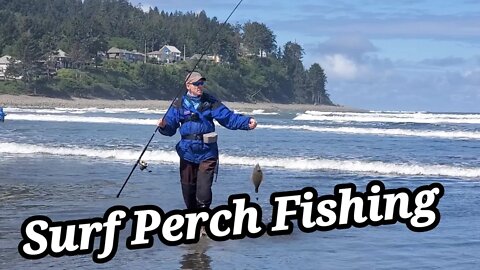 Surf Perch Fishing, Seaside Oregon 🇺🇸