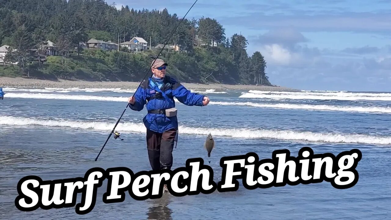 Surf Perch Fishing, Seaside Oregon 🇺🇸