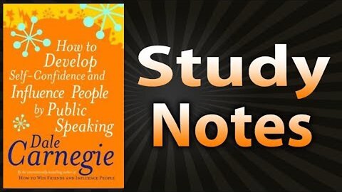 How to Develop Self-Confidence & Influence People by Public Speaking -Dale Carnegie