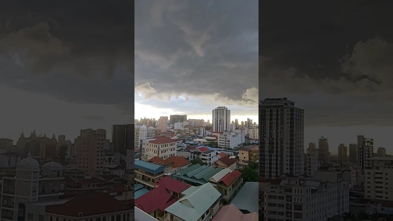 Rainy Season 🌧 Penh Cambodia 🇰🇭 #shorts #cambodia #phnompenh #expat #digitalnomads