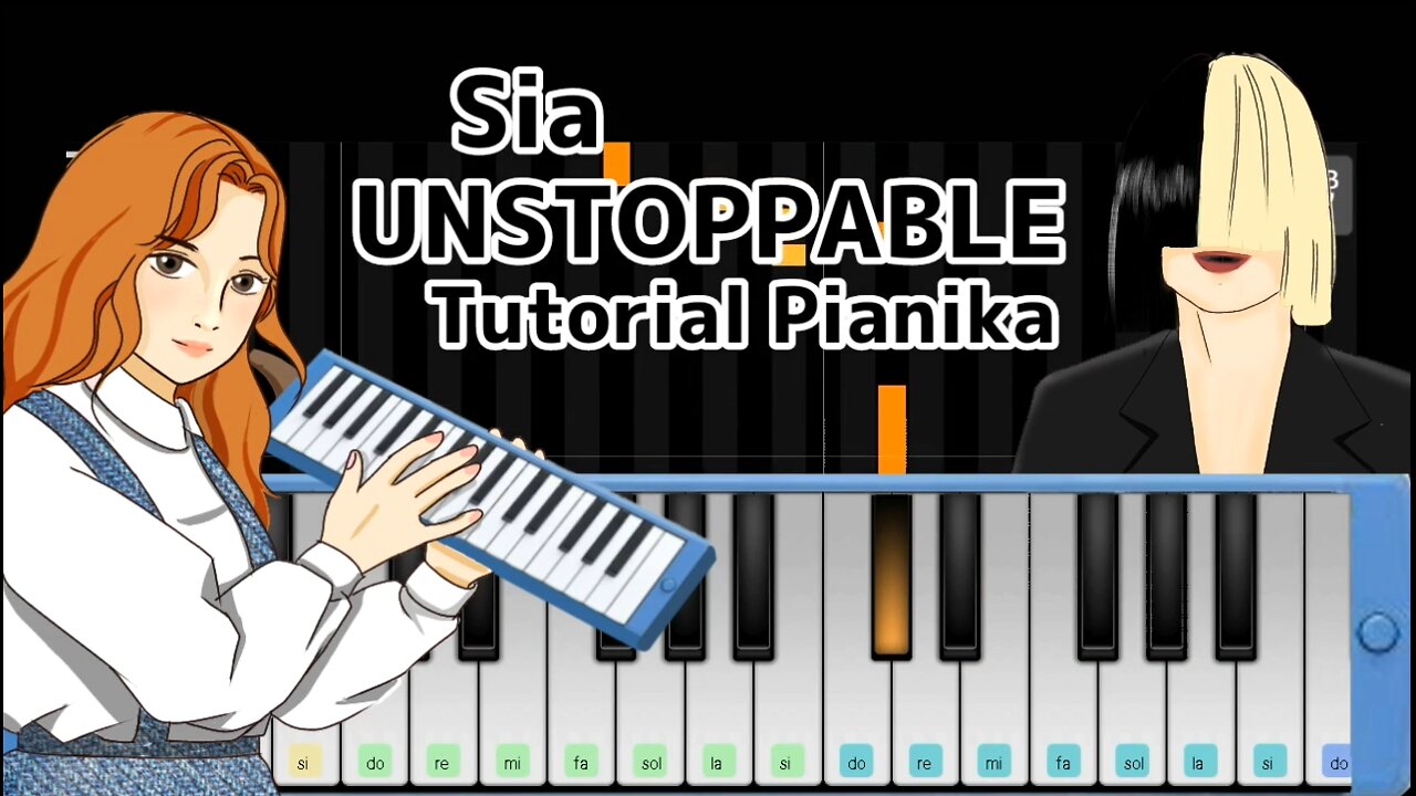 Sia - Unstoppable (Pianika/Melodica Tutorial)