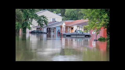 Footage of flooding around University of South Florida campus in Tampa