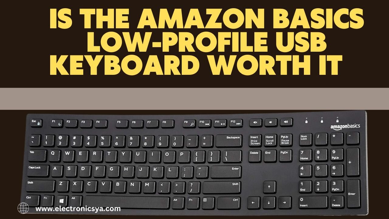 Amazon Basics Low Profile USB Keyboard #electronoc_devices