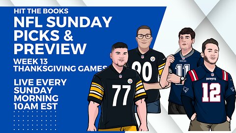 NFL Sunday Picks & Preview - Week 13 THANKSGIVING GAMES - FREE PICKS